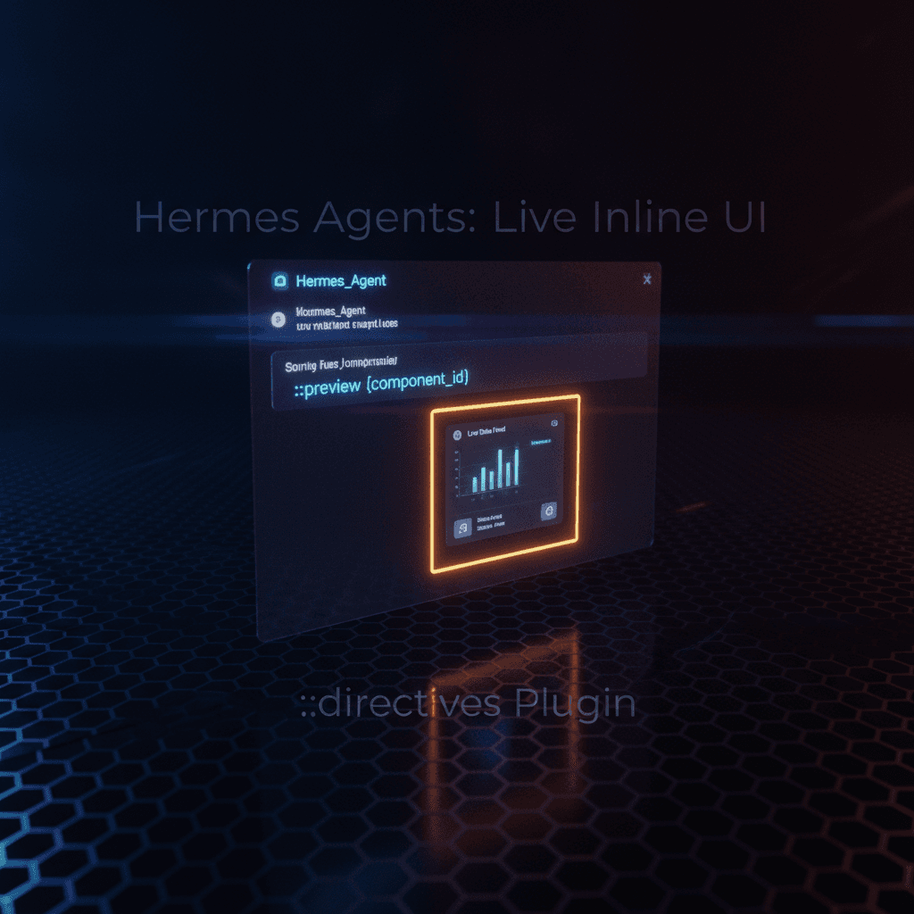Hermes Agents Render Live Inline UI in Chat Via Plugin ::directives
