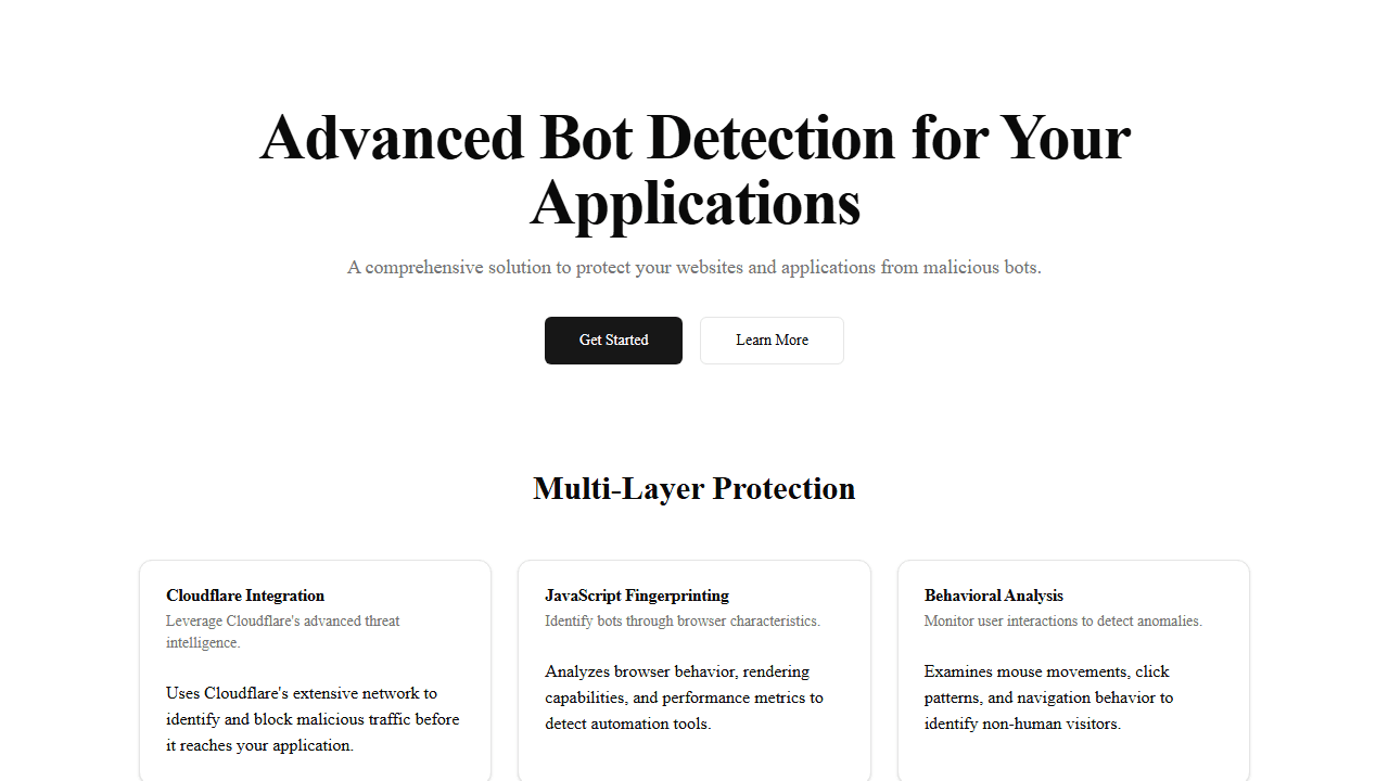 Detect Bot preview